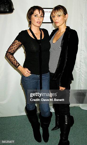 Sadie Frost and Jemima French at the REACH 4 Fashion catwalk show and party, a charity fashion event co-hosted by FrostFrench in aid of REACH...