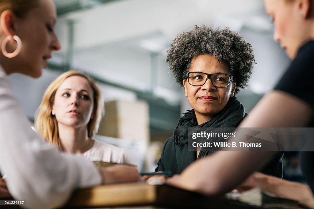 Black woman in Business meeting