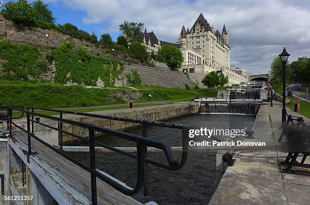 rideau canal, ottawa, ontario, canada - ottawa locks stock pictures, royalty-free photos & images