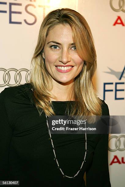 Actress Madchen Amick attends the world premiere of the film "Four Corners of Suburbia" during AFI Fest presented by Audi at the ArcLight Theatre on...
