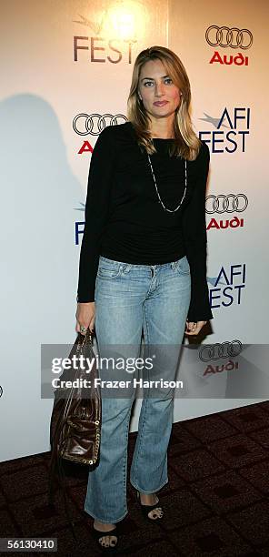Actress Madchen Amick attends the world premiere of the film "Four Corners of Suburbia" during AFI Fest presented by Audi at the ArcLight Theatre on...