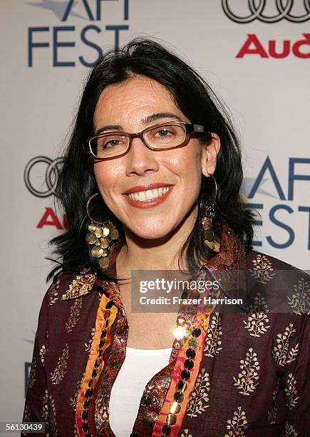 Director Elizabeth Puccini attends the world premiere of the film "Four Corners of Suburbia" during AFI Fest presented by Audi at the ArcLight...