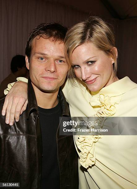Actor Alec Newman and actress Alice Evans attend the world premiere of the film "Four Corners of Suburbia" during AFI Fest presented by Audi at the...