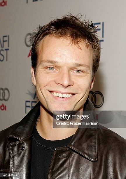 Actor Alec Newman attend the world premiere of the film "Four Corners of Suburbia" during AFI Fest presented by Audi at the ArcLight Theatre on...