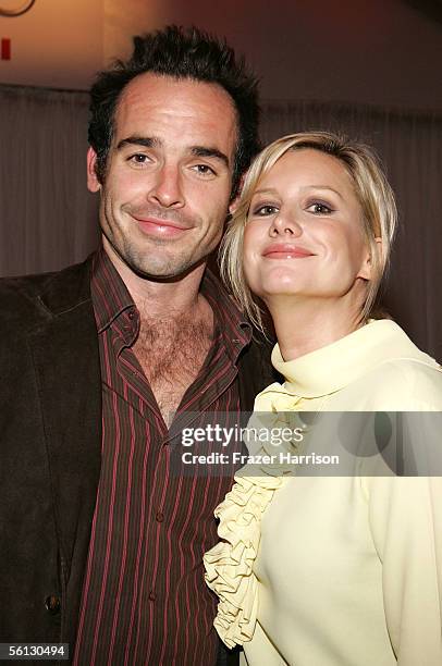 Actor Paul Blackthorne and actress Alice Evans attend the world premiere of the film "Four Corners of Suburbia" during AFI Fest presented by Audi at...