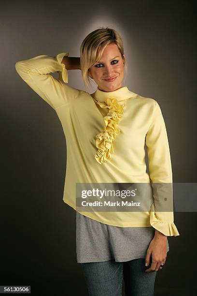 Actress Alice Evans of the film "Four Corners of Suburbia" poses for portraits during the AFI Fest 2005 presented by Audi at the Arclight Theatre on...