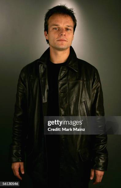 Actor Alec Newman of the film "Four Corners of Suburbia" poses for portraits during the AFI Fest 2005 presented by Audi at the Arclight Theatre on...