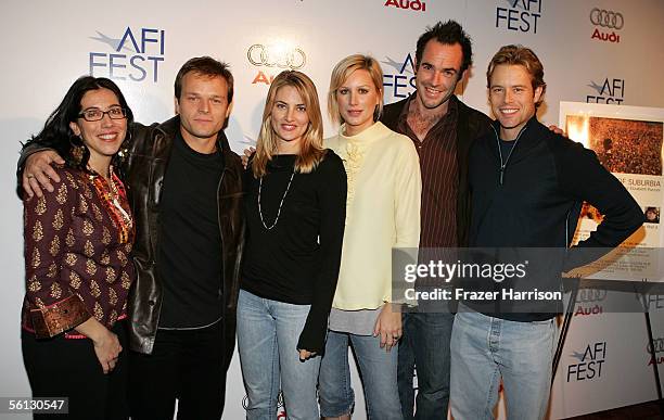 Director Elizabeth Puccini, actor Alec Newman, actress Madchen Amick, actress Alice Evans, actor Paul Blackthorne and actor Brad Rowe attend the...