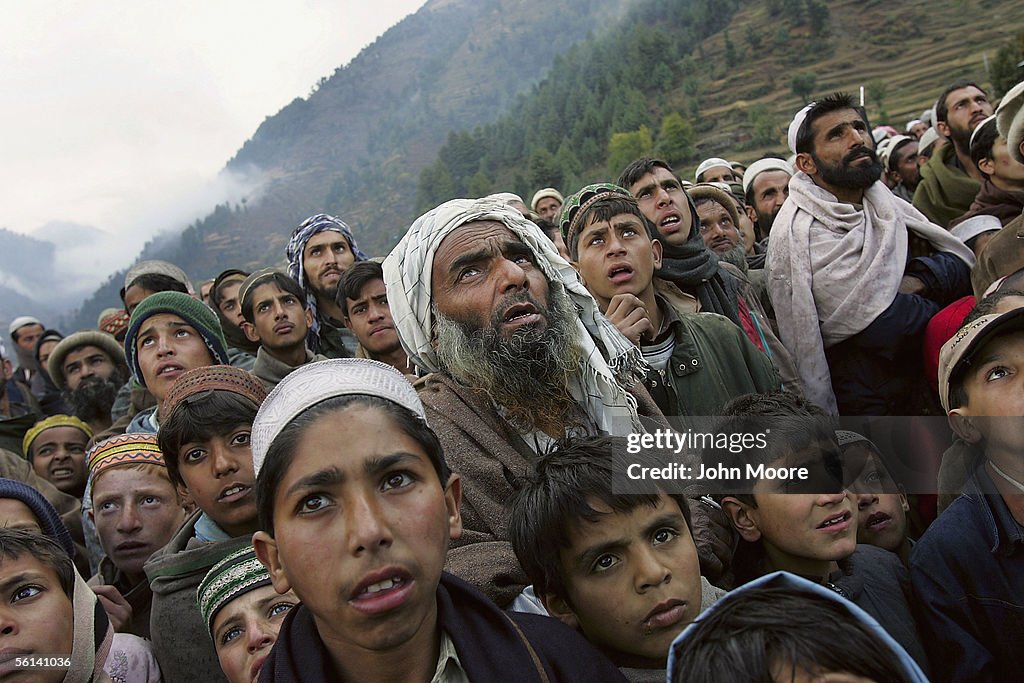 Mountain Families Braving Winter Conditions In Eartquake Aftermath