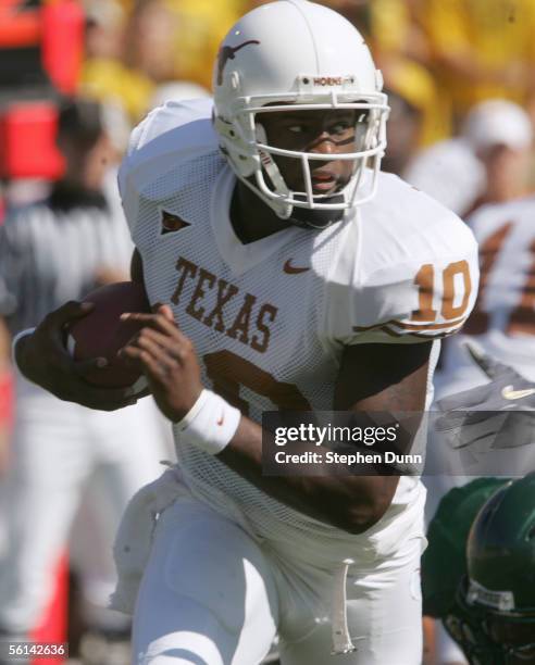 The Texas Longhorns the Baylor Bears on November 5, 2005 at Floyd Casey Stadium in Waco, Texas. Texas won 62-0.