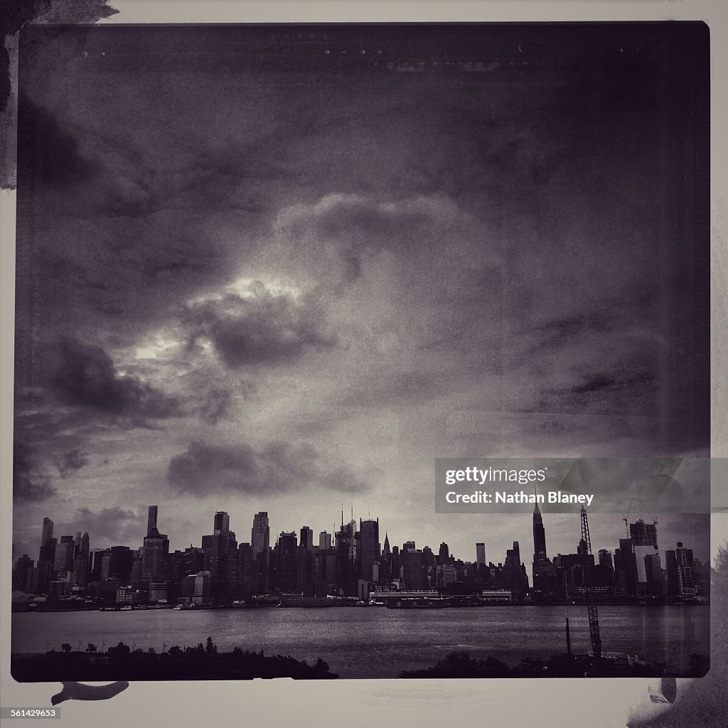 Stormy skyline