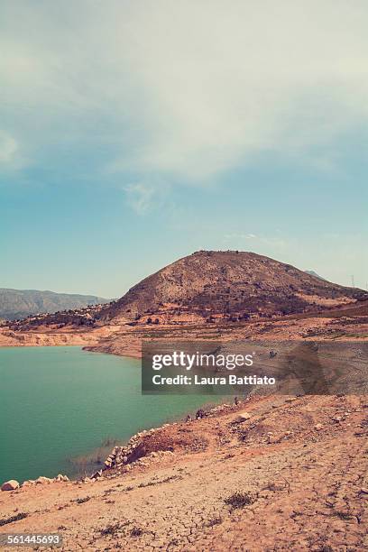 amadorio river reservoir, villajoyosa, spain - scarce stock pictures, royalty-free photos & images