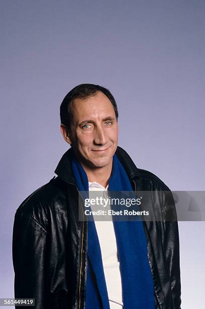 English guitarist and songwriter Pete Townshend of The Who, New York City, 15th November 1985.