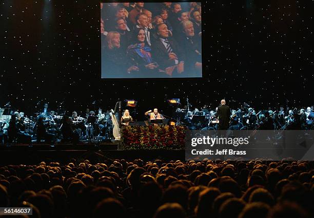 Luciano Pavarotti in Concert at North Harbour Stadium, November 12, 2005 in Auckland, New Zealand