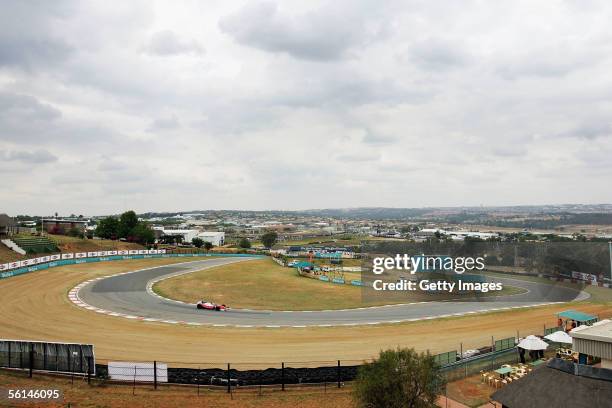 General view during practice for the inaugral Grand Prix Masters race at Kyalami circuit on November 12, 2005 in Johannesburg, South Africa.