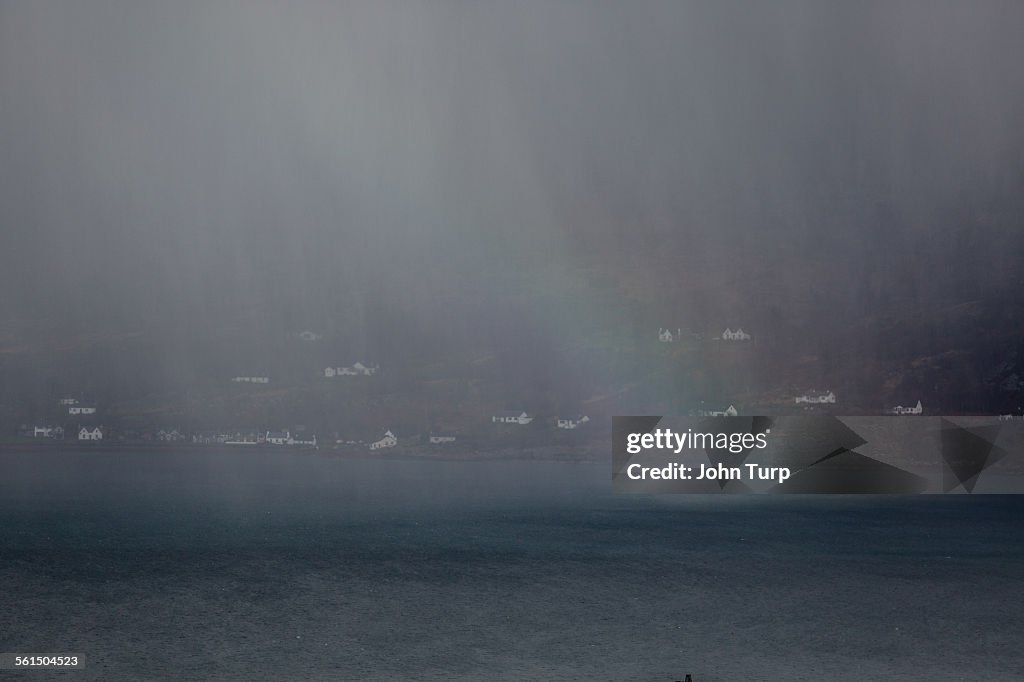 Scottish Rainfall over Loch Torridon