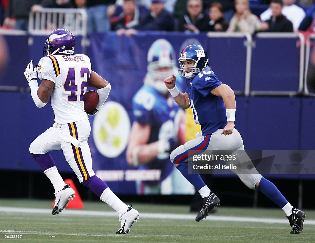 Minnesota Vikings v New York Giants