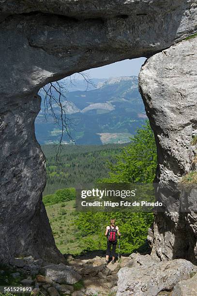 eye of atxulaur-pais vasco-españa - provinz biscaya stock-fotos und bilder