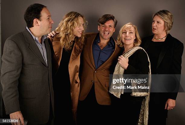 Producers Mark Gordon, Betsy Beers, Gary Levinsohn, Leslie Holleran and Su Armstrong of the film "Casanova" poses for a portrait during the AFI Fest...