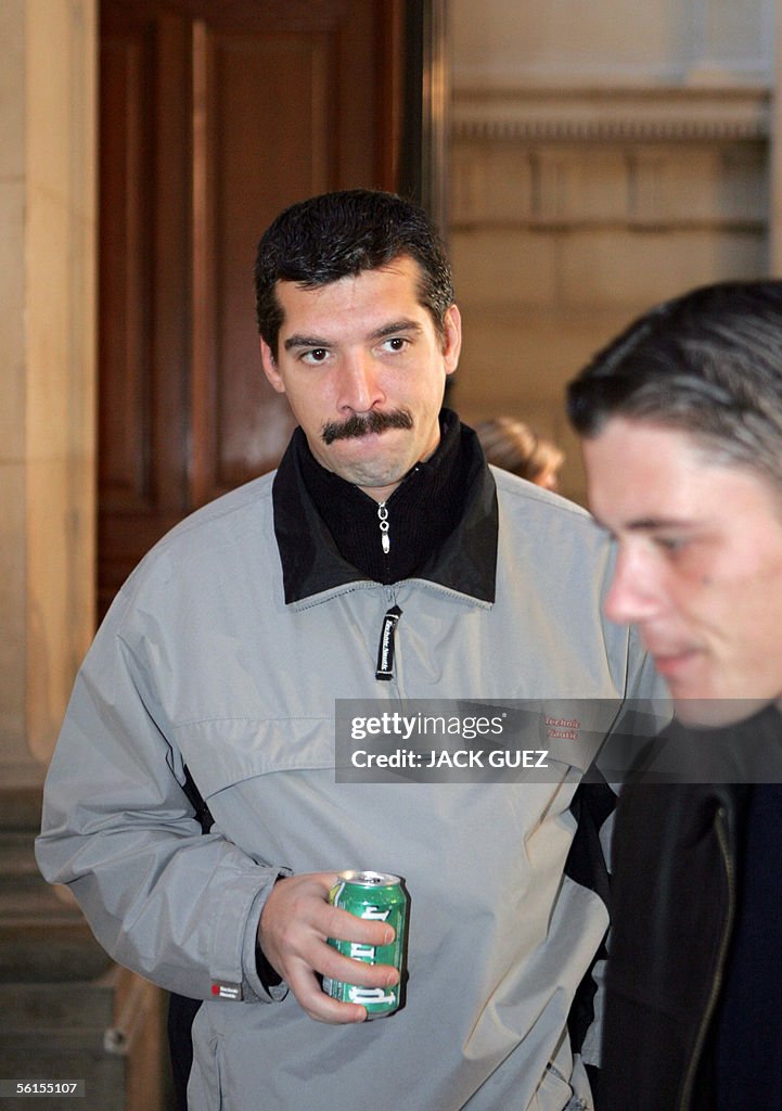 Thierry Dausque (L), convicted to a 4-ye