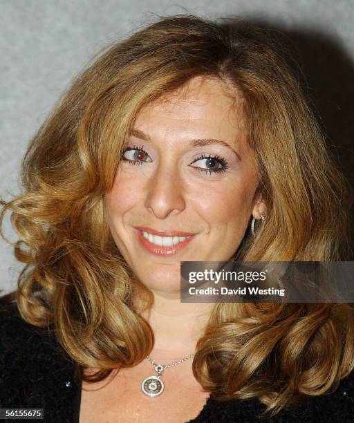 Actress Tracy-Ann Oberman attends the Celebrities Guild Unsung Heroes Awards at the Royal Garden Hotel on November 13, 2005 in London, England. The...