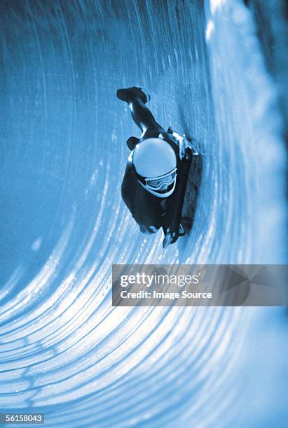 skeleton - luge stock pictures, royalty-free photos & images