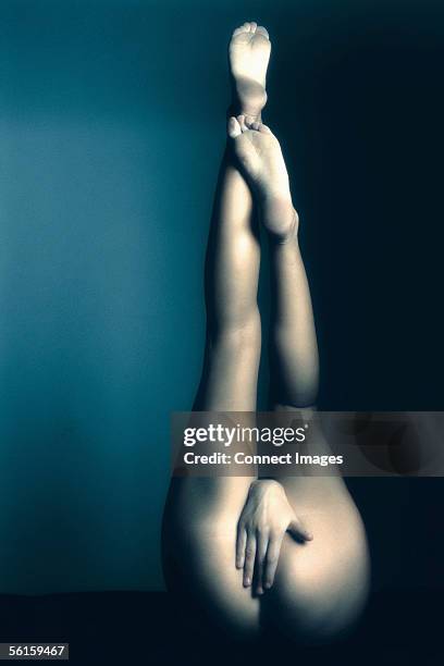 female nude - zona inguinale foto e immagini stock