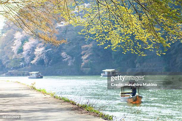 arashiyama in springtime - arashiyama ストックフォトと画像