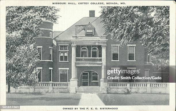 Missouri Hall of Cottey College in Nevada, Missouri, 1927.