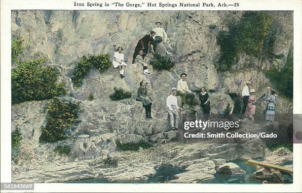 Iron Spring in the Gorge, Hot Springs National Park, Arkansas, 1926.