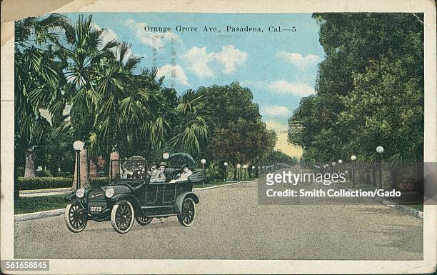 Orange Grove Avenue, Pasadena, California, 1923.