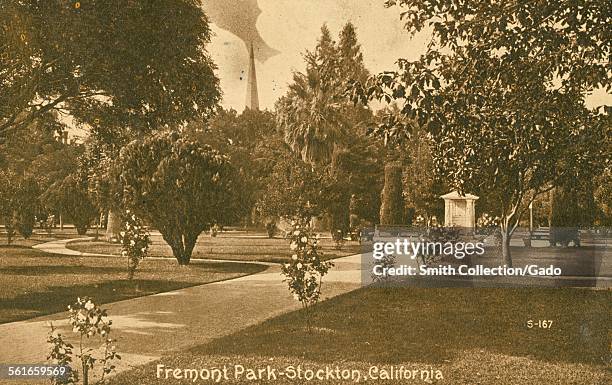 Fremont Park, Stockton, California, 1914.