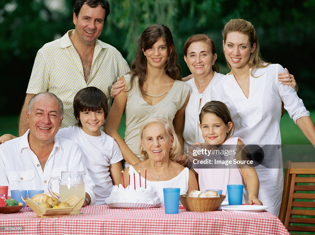 Great-grandmother's birthday party