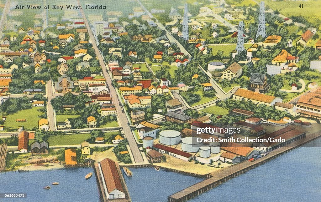 Aerial View Of Key West