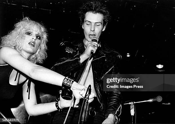 Sid Vicious and Nancy Spungen circa 1978 in New York City.