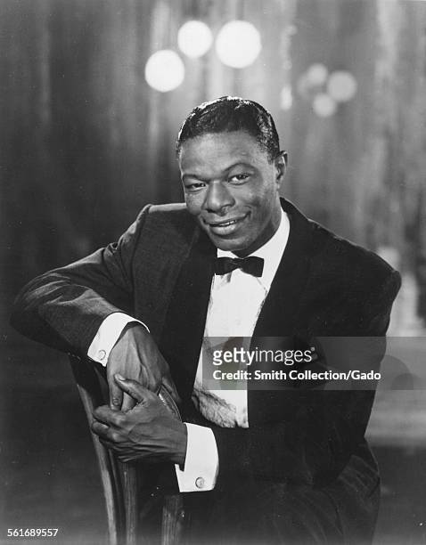 Singer and Jazz musician Nat King Cole, 1942.