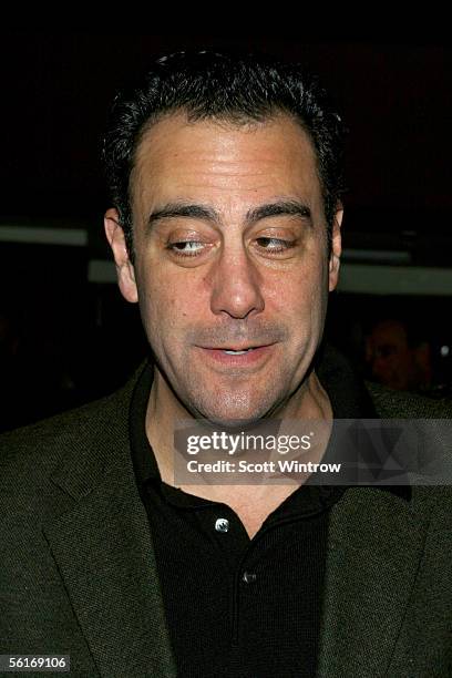 Actor Brad Garrett attends the William Morris Agency Honors the Actor's Fund Of America Party at Providence on November 14, 2005 in New York City.