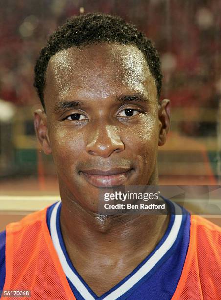 Shaka Hislop of Trinidad during the FIFA World Cup Playoff, 1st Leg match between Trinidad and Tobago and Bahrain at The Hasely Crawford Stadium on...