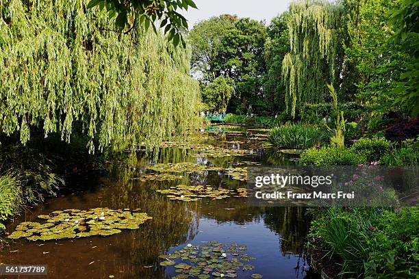 jardin claude monet, giverny - giverny stock pictures, royalty-free photos & images