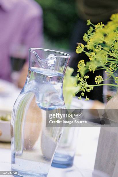 caraffe of water - carafe stock pictures, royalty-free photos & images