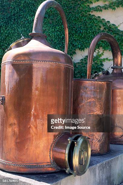 "copper stills, graveson perfume museum" - stills stock pictures, royalty-free photos & images