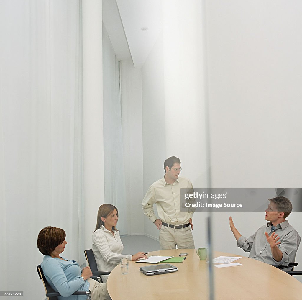 Businesspeople in conference room