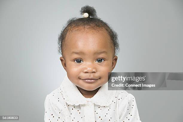 cute girl smiling - african american baby girls stock pictures, royalty-free photos & images