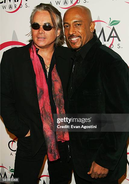 Hal Ketchum and Montel Williams attend the 39th Annual Country Music Association Awards at Madison Square Garden November 15, 2005 in New York City.
