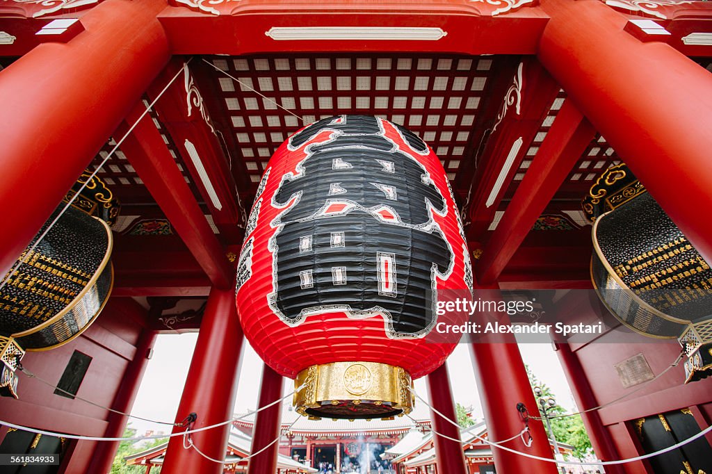 Big lantern at Asakusa Temple, Tokyo, Japan