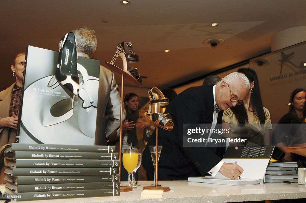 Manolo Blahnik Hosts Book Signing Party For Eric Boman