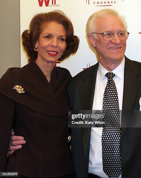 Phoebe Beasley and Don Alberti arrive at the Women In Film and Hallmark Channel Reception honoring Dr. Maya Angelou, November 15, 2005 at The Academy...