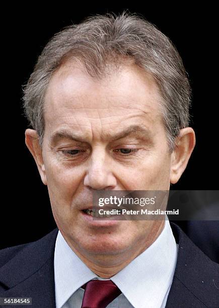 45 Prime Minister Tony Blair Leaves Downing Street To Face Questions In