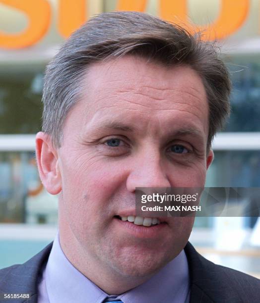 United Kingdom: Justin King, Chief Executive Officer of the British supermarket chain Sainsbury's, poses for photographs during a photocall in...