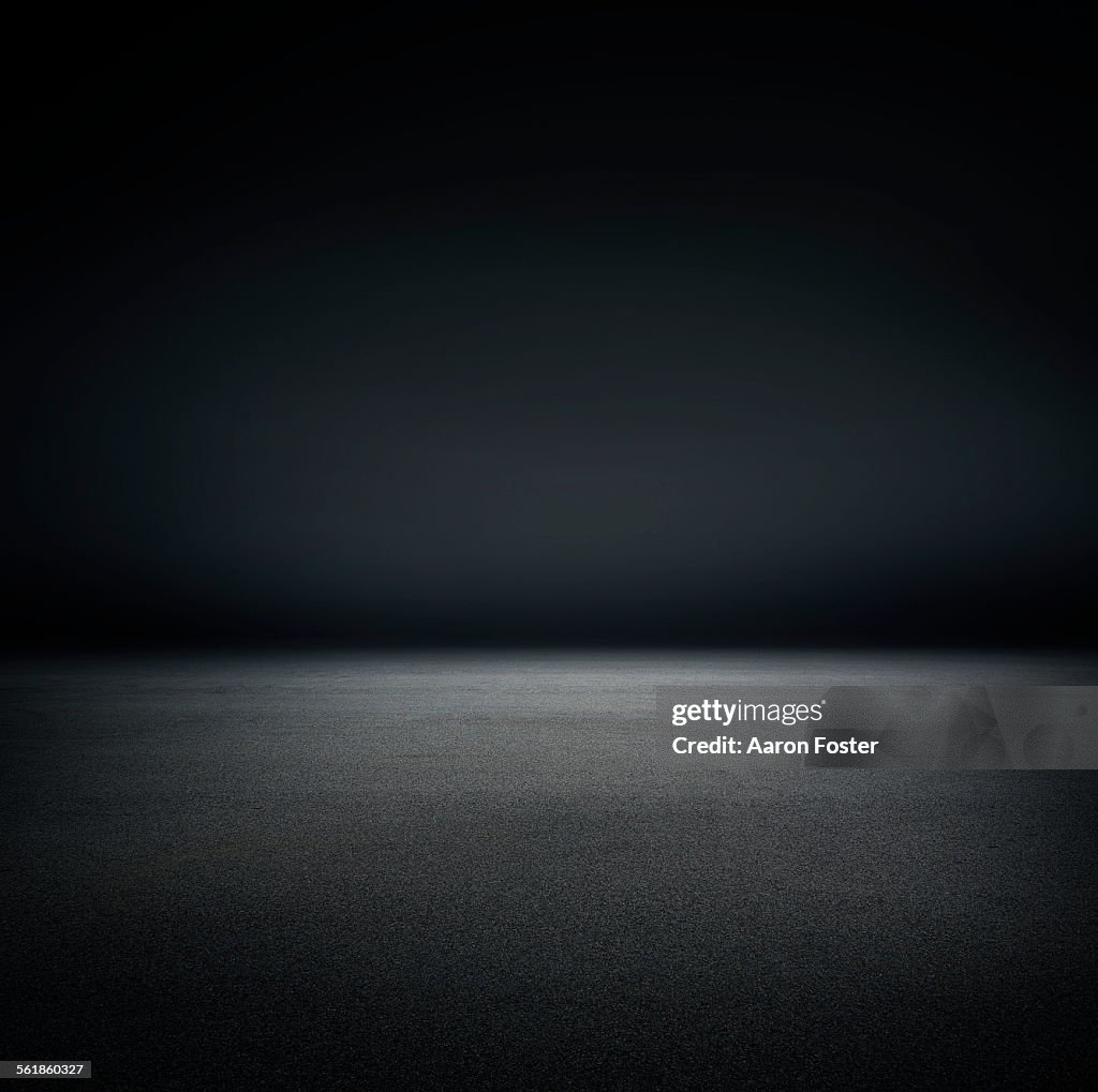 Studio black background